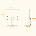 R03 Reading Bookshelf Desktop Non-rotatable Multi-function Liftable Tablet Bracket, R04