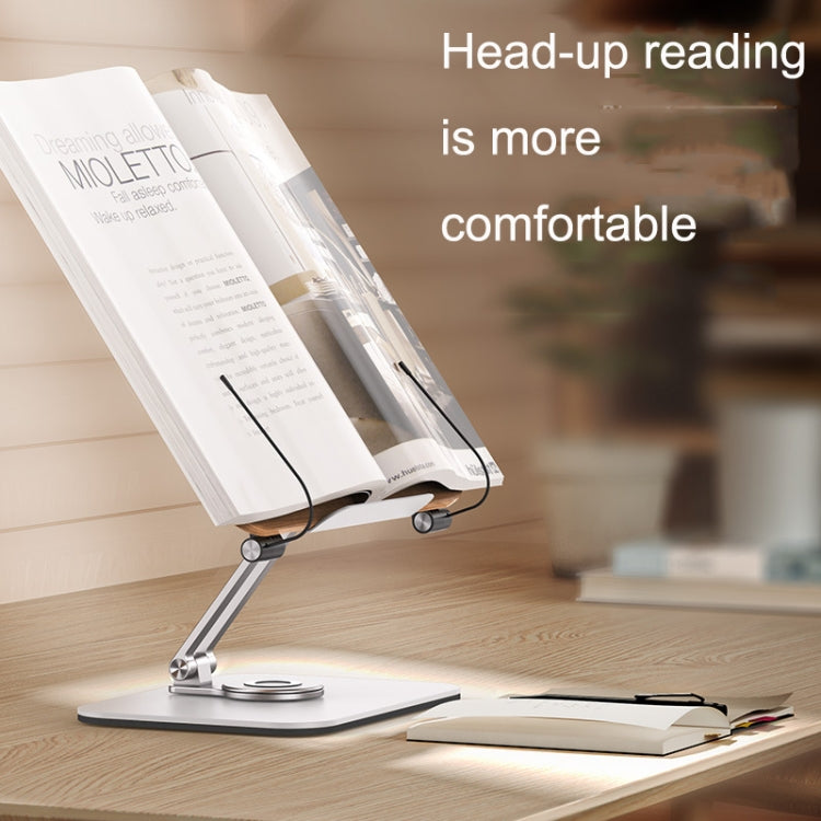 R03 Reading Bookshelf Desktop Non-rotatable Multi-function Liftable Tablet Bracket, R04