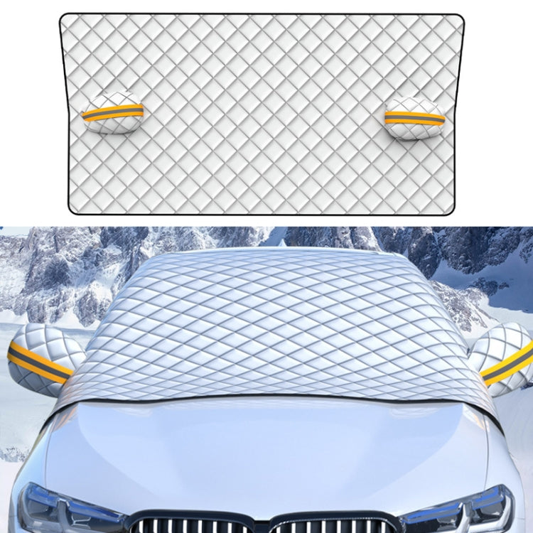 SUITU R-3945 Car Winter Front Glass Snow Shield Defrost Sunshade Thickened Car Clothing, Style: Non-magnet Three Layers Thickened