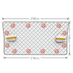 SUITU R-3945 Car Winter Front Glass Snow Shield Defrost Sunshade Thickened Car Clothing, Style: 12 Magnets Three Layers Thickened