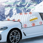SUITU R-3945 Car Winter Front Glass Snow Shield Defrost Sunshade Thickened Car Clothing, Style: Non-magnet Quilt
