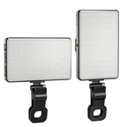 ST-120C Mobile Phone Tablet Clip Fill Light Selfie Live Camera Portable Camera Lighting(Black)