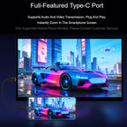 Luckfox 14-Inch 4K Portable Touchscreen Monitor With Magnetic Protective Case 3840x2160 HDR IPS Display, Full Lamination, 10-Point Capacitive Touch, EU Plug, US Plug, UK Plug