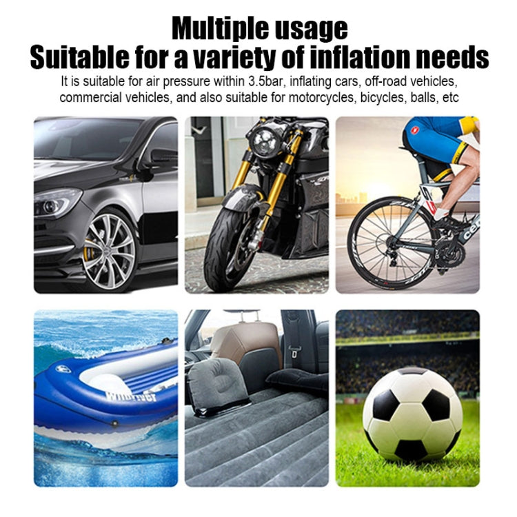 SUITU  ST-5002 DC 12V Car Air Compressor Tire Inflator 150 PSI Auto Air Pump Digital Display Model+Toolbox