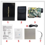 ARTBULL NK-1000 Camouflage Golf Rangefinder Rechargeable Telescope, Random Color Delivery