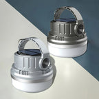 M10 Solar Tent Light With Portable Power Supply Handheld Camping Light Outdoor Vintage Mood Lights(Gray)