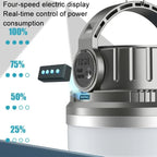 M10 Solar Tent Light With Portable Power Supply Handheld Camping Light Outdoor Vintage Mood Lights(Gray)