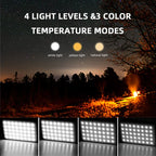 Outdoor Camping LED Light Waterproof USB Rechargeable Lighting