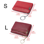 HUMERPAUL WX2010 Ladies Leather Mini Wallet Portable Coin Purse And Card Holder, S, L