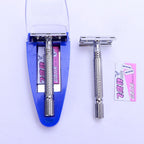 Junjie Shaving And Beard Razor Stand Old Style Double Sided Manual Shaver