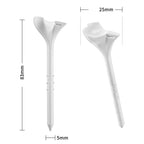 20pcs /Box PGM QT031 83mm Golf Ball Tee 10 Degree Angled Ball Spike Aiming Arrow