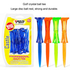 20pcs /Box PGM QT024 Golf Ball Tee Competition Ball Studs 8 Point Crown Tip Durable Anti-Hitting(Green)