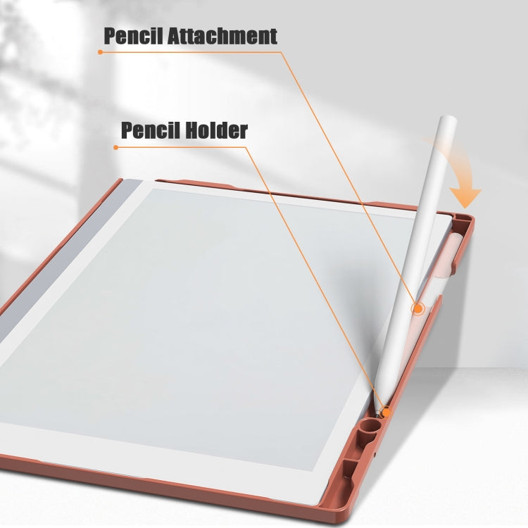 For ReMarkable 2 10.3 Inch 2020 Paper Tablet Case 360 Degree Rotating Stand Cover with Pencil Holder(Brown)