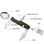 6-Opening Multifunctional Outdoor Camping Detachable Folding Tableware(SY-FT020)