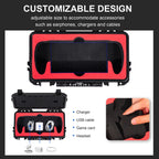 For PlayStation Portal STARTRC GAMES Console Storage Handheld IP67 Waterproof Hard Shell Bag(Black)