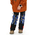 AOTU  AT8913 1pair Children Riding Skiing Waterproof Calf Protectors Outdoor Sandproof Shoes Covers, Color: Blue Cat L