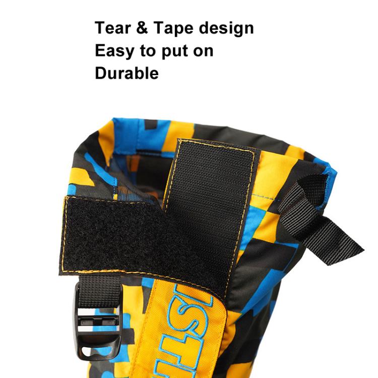 AOTU  AT8913 1pair Children Riding Skiing Waterproof Calf Protectors Outdoor Sandproof Shoes Covers, Color: Blue Cat M