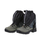 AOTU AT8917 1pair With Reflective Strip Outdoor Mountaineering Hiking Snowproof Footwear Desert Sandproof Shoe Covers(Black)