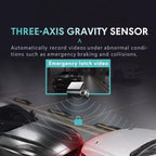 Anytek T3 PRO 2 inch 2K HD Night Vision Car Recorder Hidden Car Camera Front & Rear Dual Recording(Black)