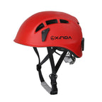 XINDA XDQ9650 Outdoor Speedway Expansion Cave Exploration Safety Helmet Climbing Equipment(Red)