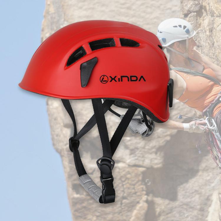 XINDA XDQ9650 Outdoor Speedway Expansion Cave Exploration Safety Helmet Climbing Equipment(Red)