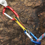 27cm XINDA XD-CP05/06 Outdoor Mountaineering Climbing Straight Door Curved Door Fast Hanging Safety Buckle Flat Belt