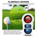 ARTBULL Lock Flag Ramp Outdoor Golf Laser Rangefinder Telescope, Specification: 600m