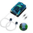 SOBO SB-348A 5W Double-hole 220-240V Transparent Ultra-Quiet Aquarium Air Pump