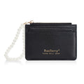 Baellerry N8356 Women Card Holder Multi Card Slot Coin Purse(Black)