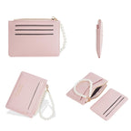 Baellerry N8356 Women Card Holder Multi Card Slot Coin Purse(Black)