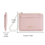 Baellerry N8356 Women Card Holder Multi Card Slot Coin Purse(Black)