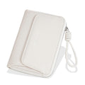 Baellerry NR119 Women Two Fold Short Style Minimalist Coin Purse(Beige)