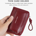 Baellerry NR119 Women Two Fold Short Style Minimalist Coin Purse(Beige)