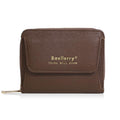 Baellerry NR120 Women Zipper Wallet Organ Two Fold Wallet(Coffee)