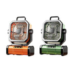 Remote Control USB Oscillating Fan Portable Light For Camping