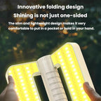 WUSHANG WS-HD52 Portable Foldable Solar String Light With Battery Indicator Multi-Level Dimmable Camping Lantern