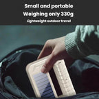 WUSHANG WS-HD52 Portable Foldable Solar String Light With Battery Indicator Multi-Level Dimmable Camping Lantern