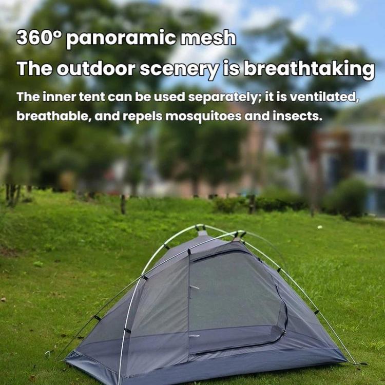 Kaima Outdoor Lightweight Waterproof Camping Tent Waterproof Breathable & Mosquito-Proof Tent, No Snow Skirt Orange, With Snow Skirt Orange, No Snow Skirt Grey, With Snow Skirt Grey, No Snow Skirt Blue, With Snow Skirt Blue