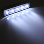 5 LEDs High Lighting Long Touch Light LED Night Light Pat Lamp(Black)