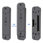 5 LEDs High Lighting Long Touch Light LED Night Light Pat Lamp(Black)
