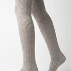 3 Pairs Ladies Extra Long Thigh High Over The Knee Wool Socks