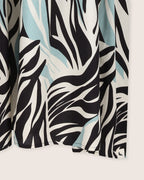 Zuri Multicolour Zebra Twirl Print Multifunctional Maxi Skirt