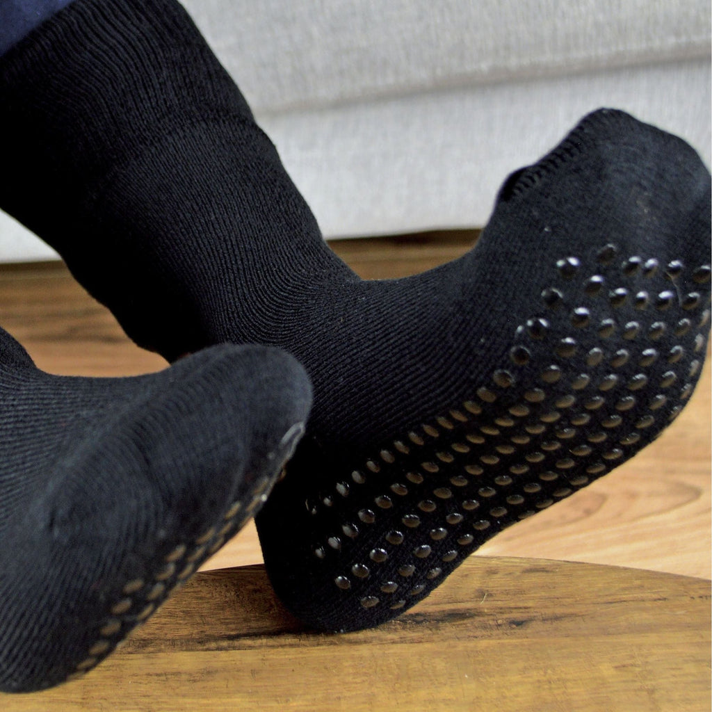 1 Pack Thermal Bamboo Slipper Socks for Winter