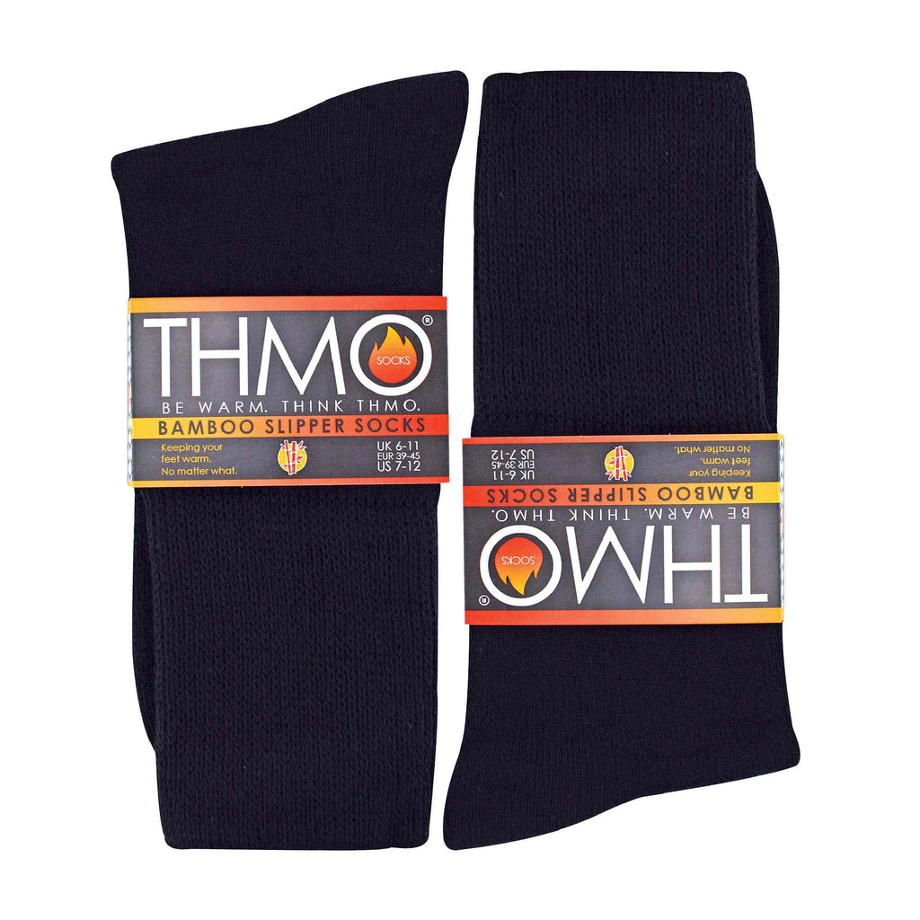 1 Pack Thermal Bamboo Slipper Socks for Winter