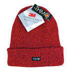 Ladies Thermal 40g 3M Insulation Fleece Lined Chenille Beanie Hat