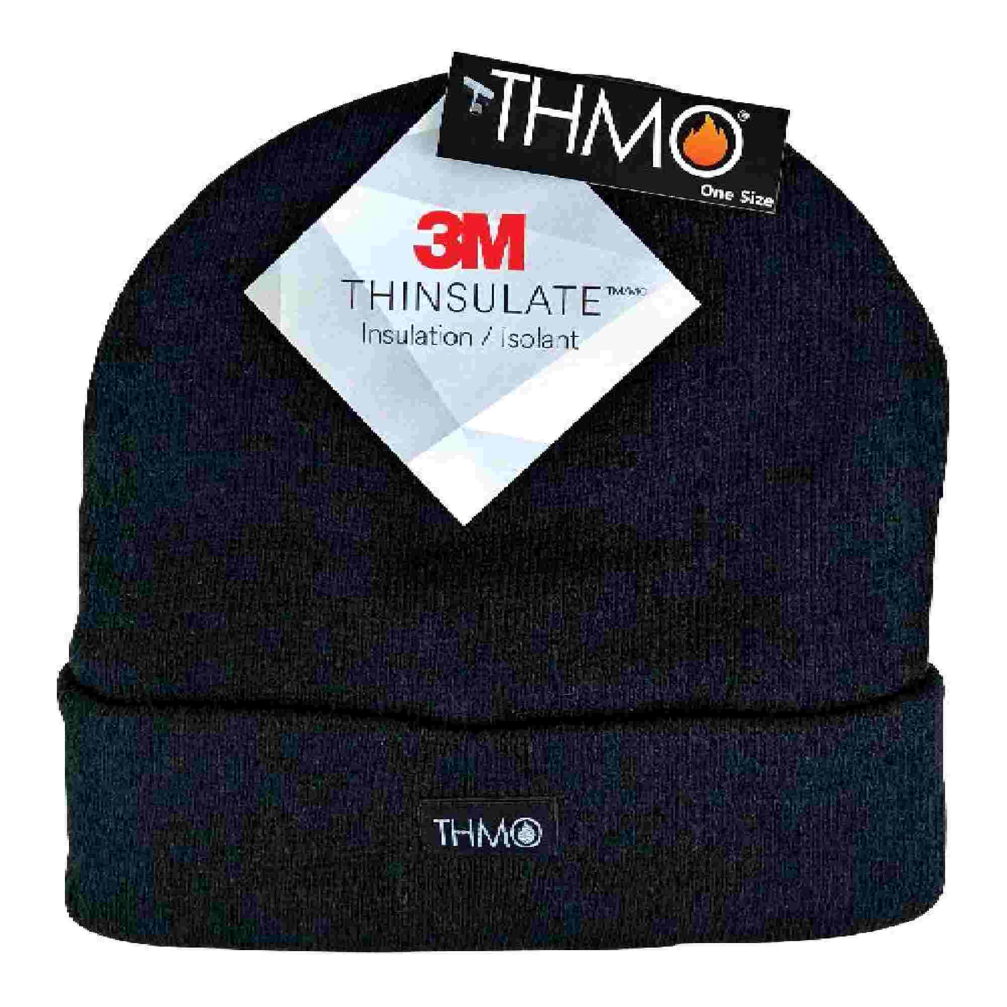 Mens Outdoor Thermal Knitted 40g 3M Thinsulate Lined Beanie Hat
