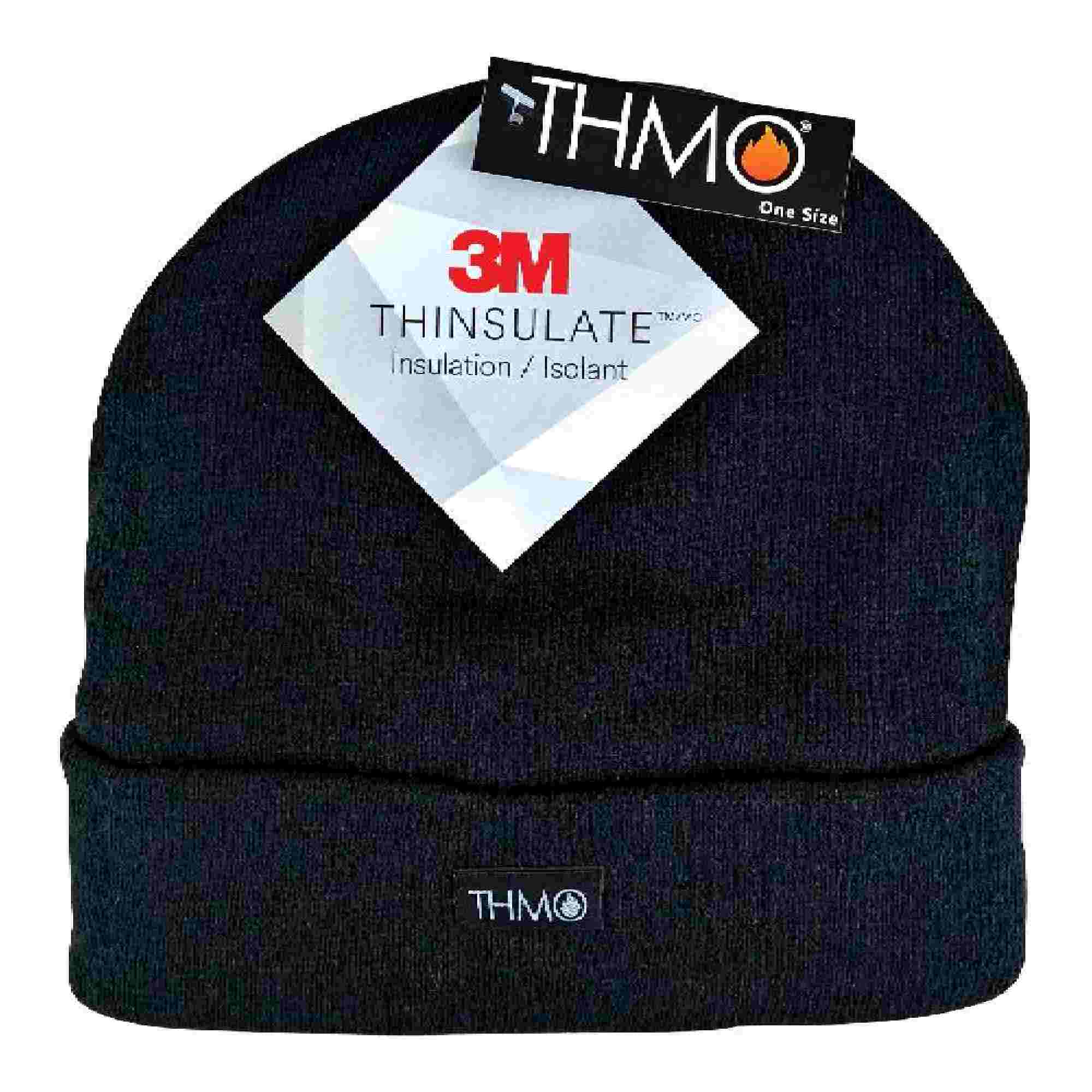 Mens Outdoor Thermal Knitted 40g 3M Thinsulate Lined Beanie Hat