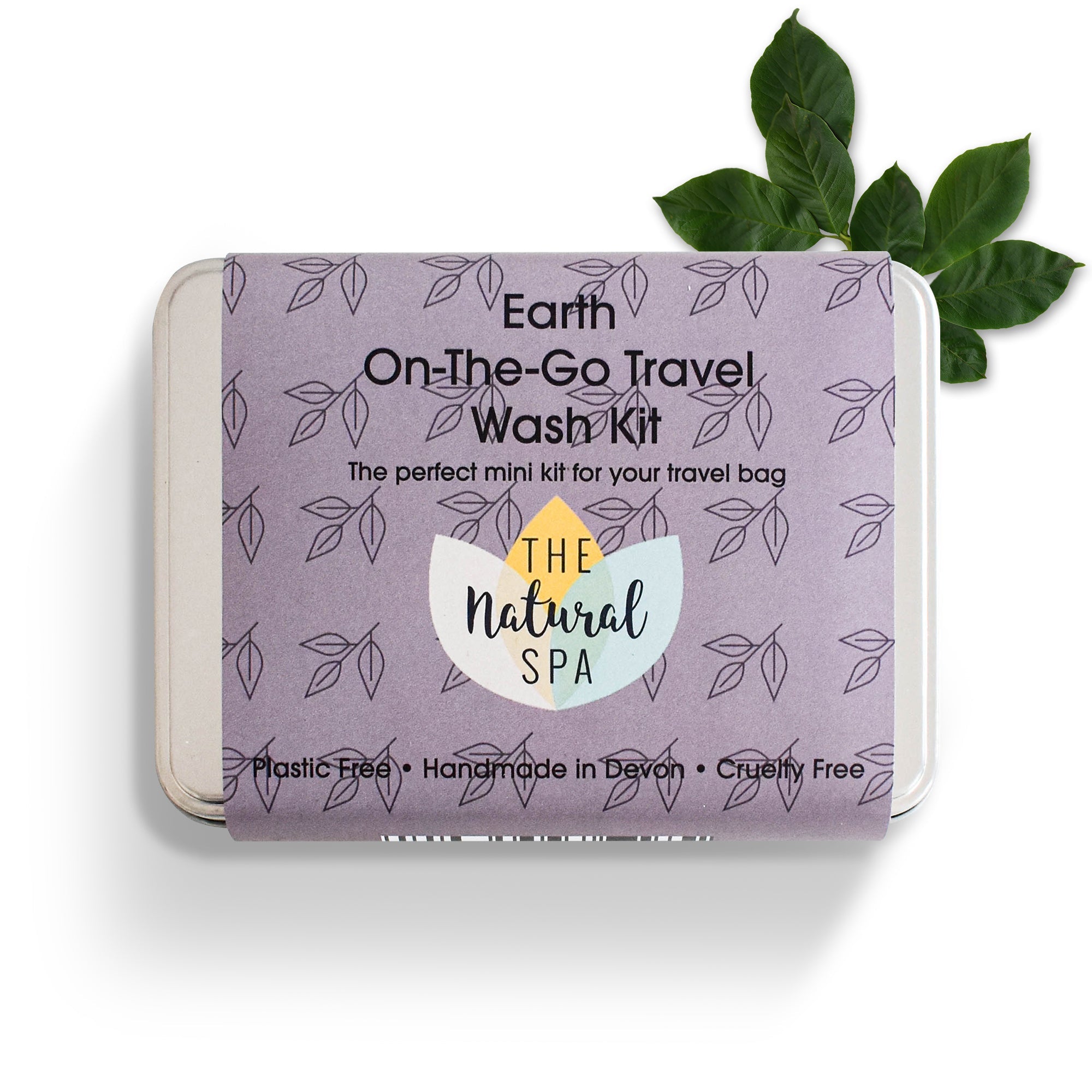 Earth Mini Reise-Waschset | Natürliches „On the Go“ Shampoo, Conditioner & Seifen-Set | Vegane, plastikfreie Haarpflege | Perfektes Reisegeschenk