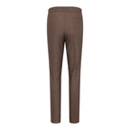 TPW50 - Women's Brown 3 Piece Prince Of Wales Check Suit