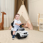 3-in-1 Baby Foot-to Floor Sliding Walker with Push Handle-Black